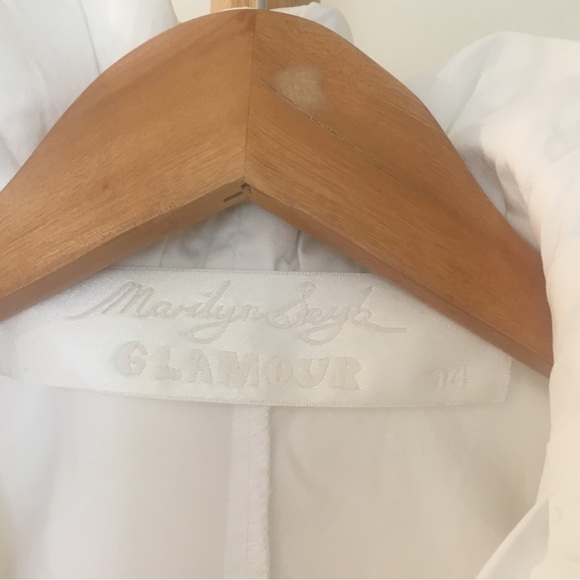 Marilyn Sybe Glamour White Long Sleeve Top - S16 - Picture 3 of 8